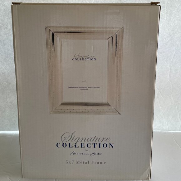 5x7 Frame Hand Polished Silverplated Sheffield Home NEW - Picture 3 of 3